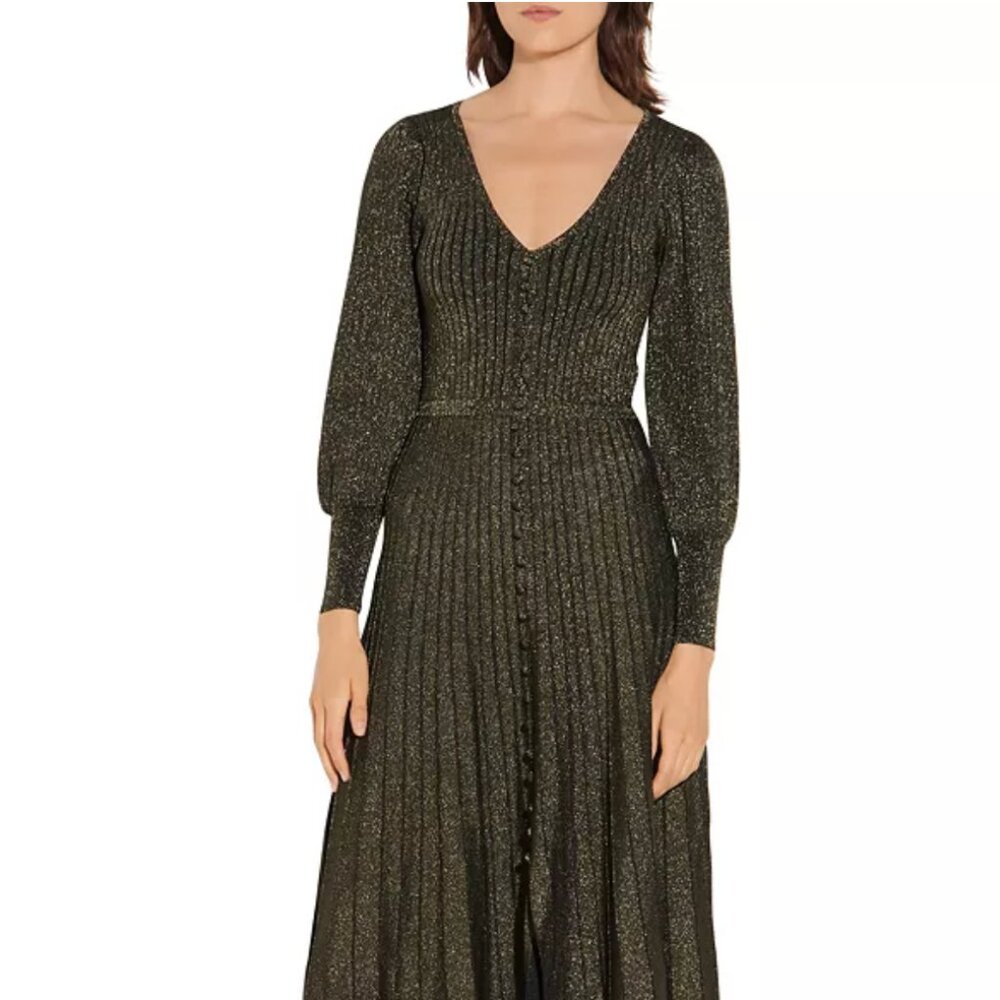 SANDRO Midi Knit Dress